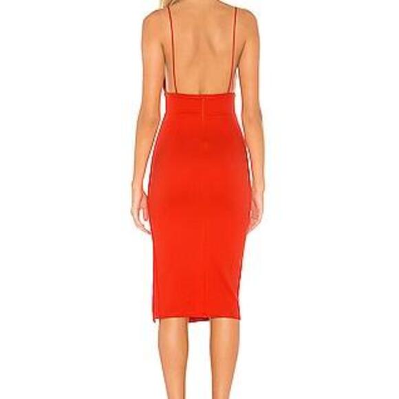 Trista Cut Out Dress in Poppy - Picture 4 of 6